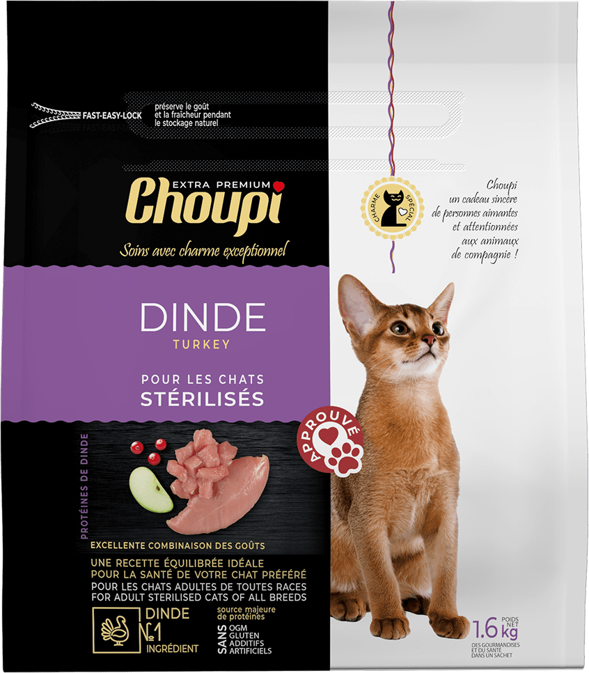 Tørrfôr for steriliserte katter - Kalkun