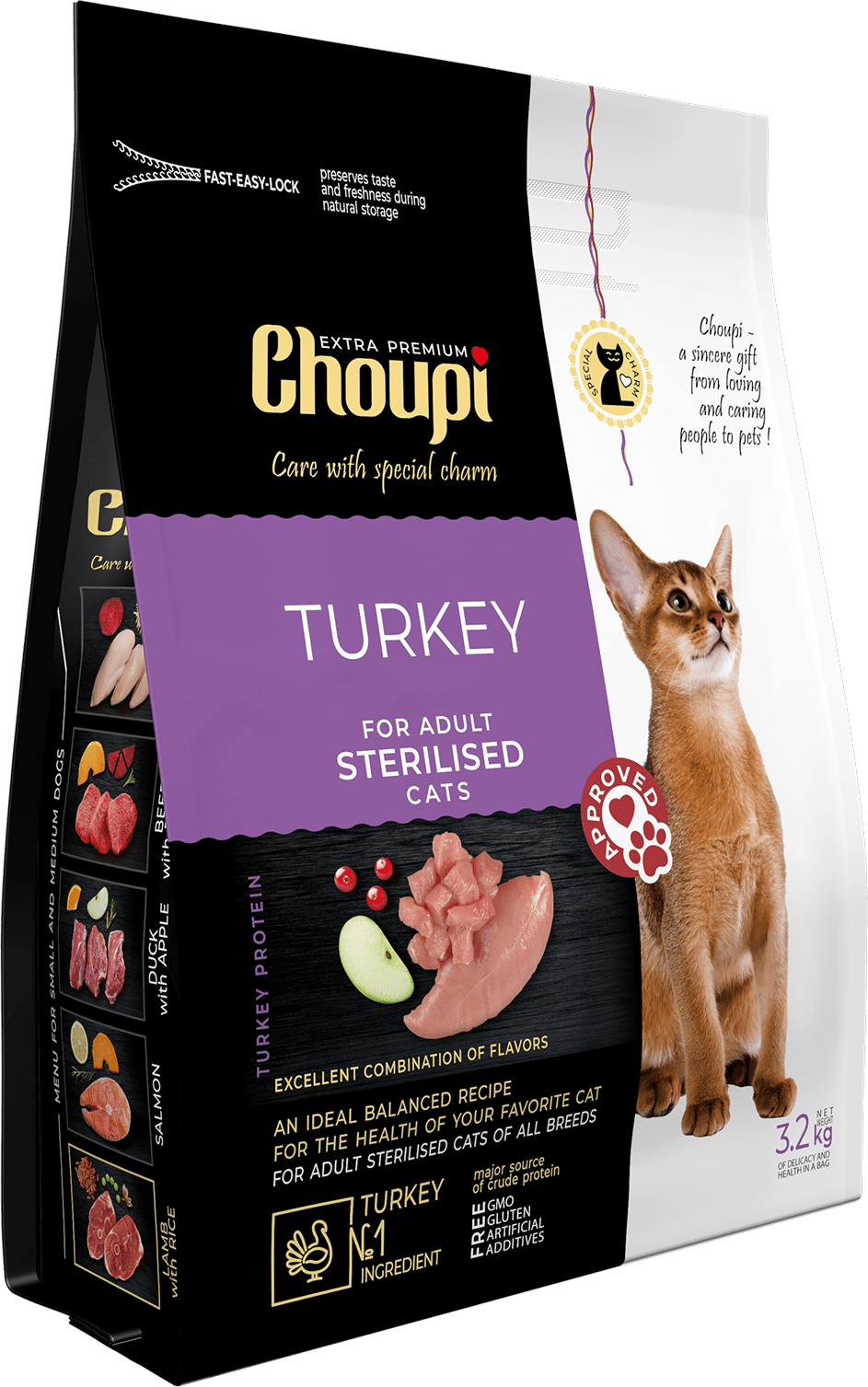 Tørrfôr for steriliserte katter - Kalkun
