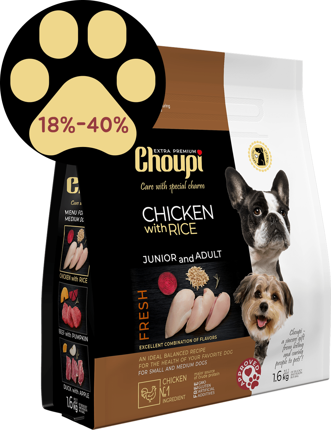 🎁 Tørrfôr til hund – Kylling og ris (100 % rabatt)